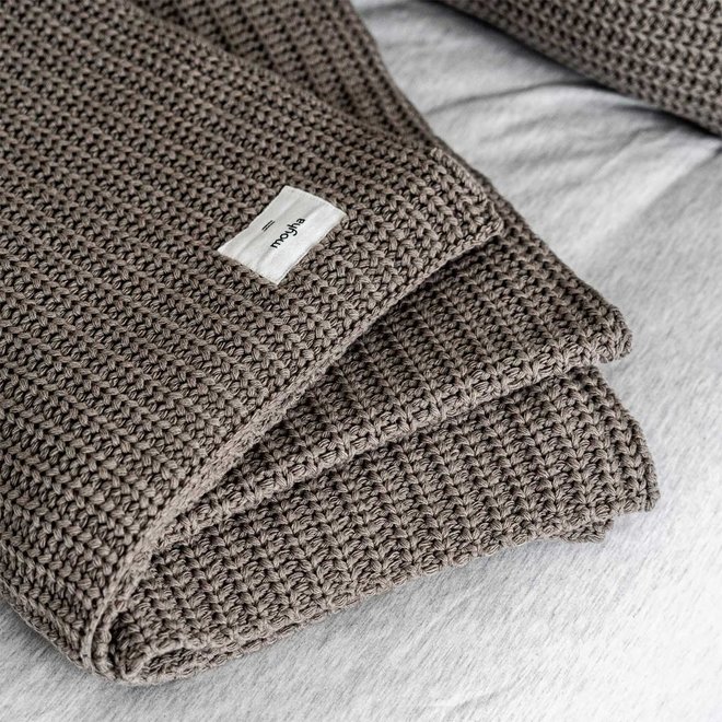 Plaid soft weave | latte