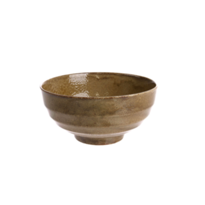 Japanse Noodle schaal "Oker" | Kyoto ceramics