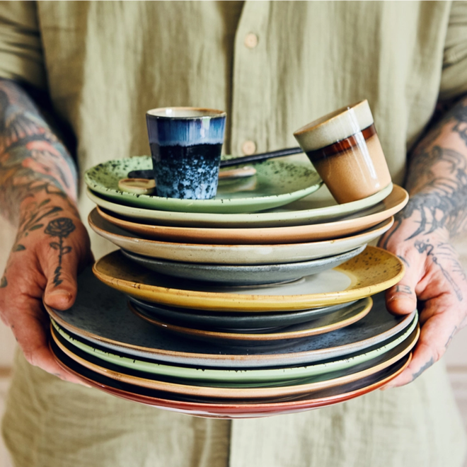 Dinerbord 'Kiwi' | 70's ceramics