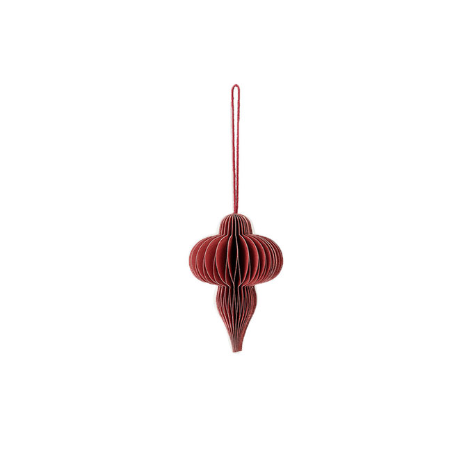 Papieren kersthanger Milay | Red | L