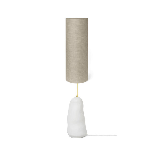 Vloerlamp Hebe | off-white base + lampshade sand