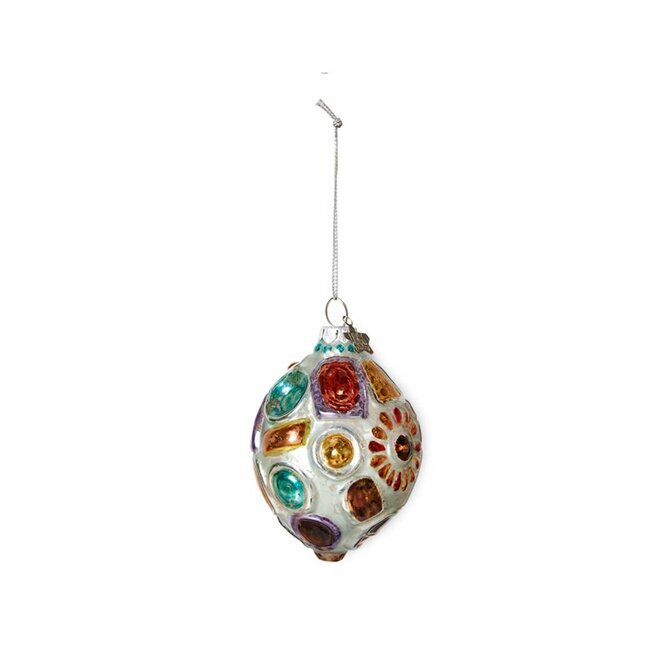 Kerst ornament | Jewels oval