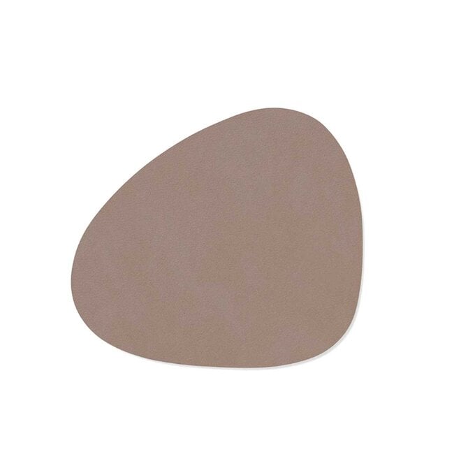 Placemat Organisch Leather Nupo | Clay Brown