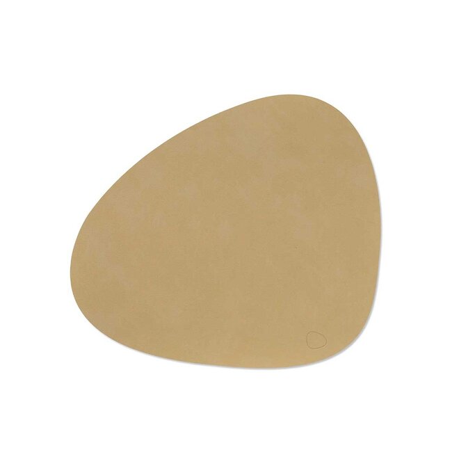 Placemat Organisch Leather Nupo | Khaki