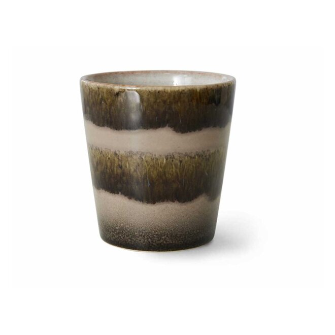 Koffiemokje 'Fern' | 70's ceramics