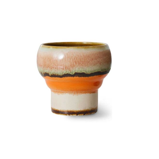 Lungo mok 'Burst' | 70's ceramics