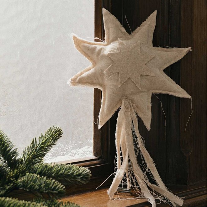 Kerstpiek 'Vela star' | naturel