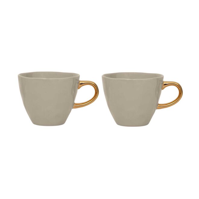 Giftset goodmorning cup mini | gray morn | set van 2