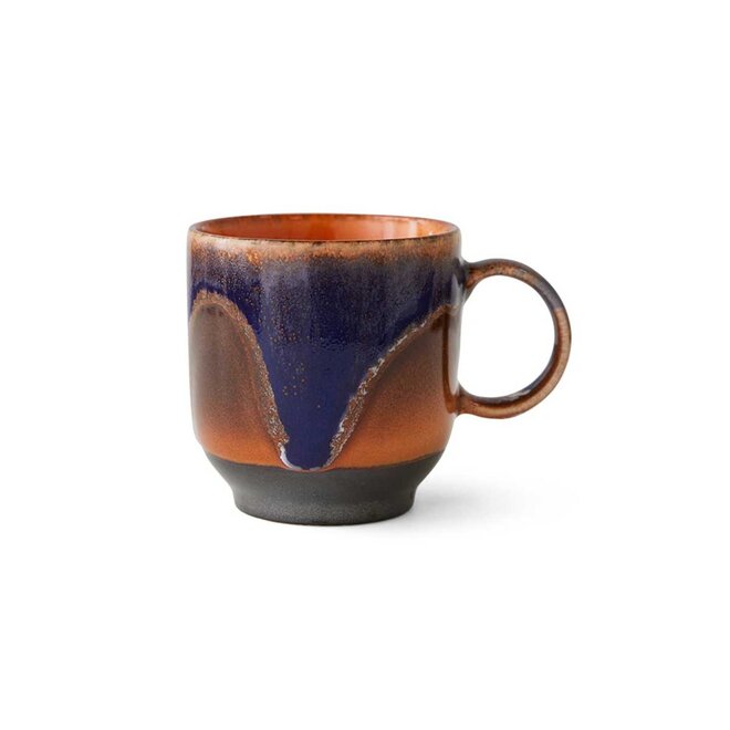 Koffiemokje  met oor 'Arabica' | 70's ceramics