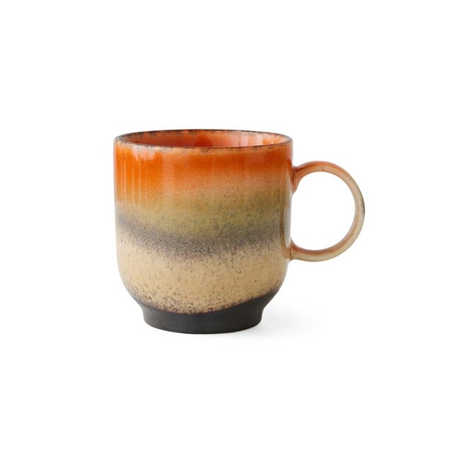 Koffiemokje met oor 'Robusta' | 70's ceramics