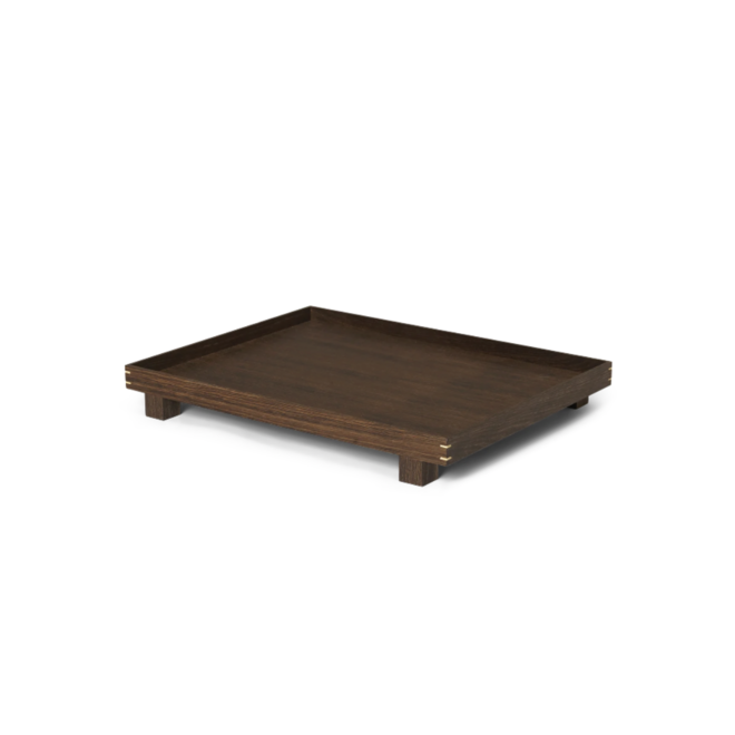 Houten dienblad 'Bon' XL | Smoked Oak