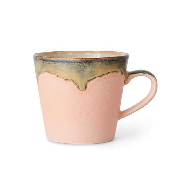 Cappuccino mok 70's ceramics | Blossom