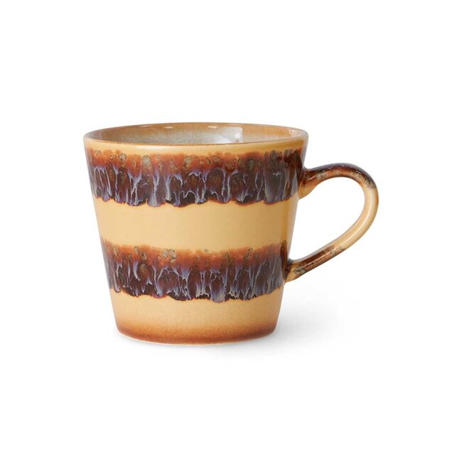 Cappuccino mok 70's ceramics | Cliffs