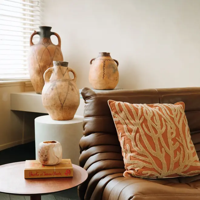 Sierkussen Lauren | Caramel & Sand