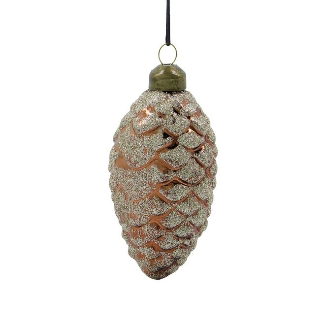 Kerstornament Cona | Brown | set van 4