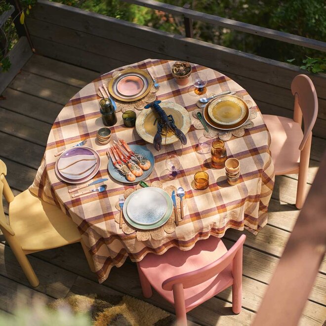 Bord bijgerecht | 70's ceramics | Paradise