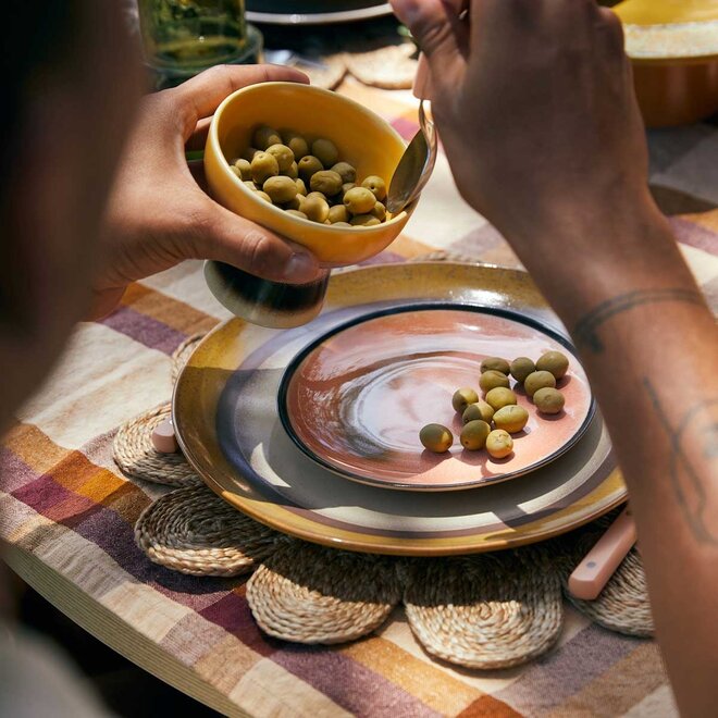 Dinerbord | 70's ceramics | Coconut
