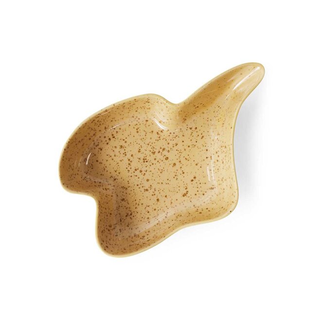 Serveerschaal | Shell ceramics | Vanille