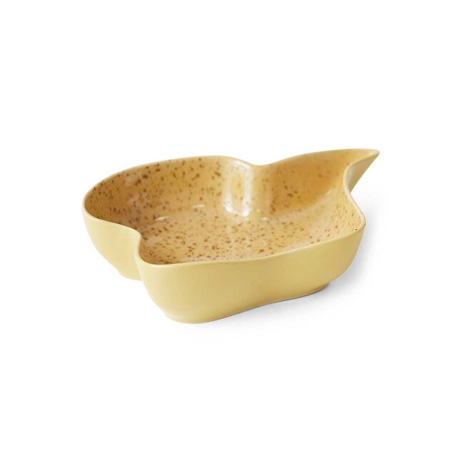 Serveerschaal | Shell ceramics | Vanille