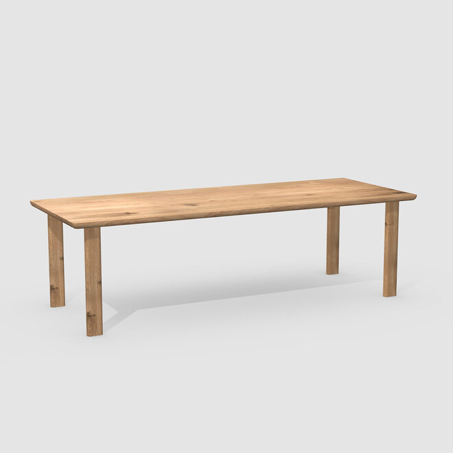 Eettafel Feda - Rechthoek afgerond