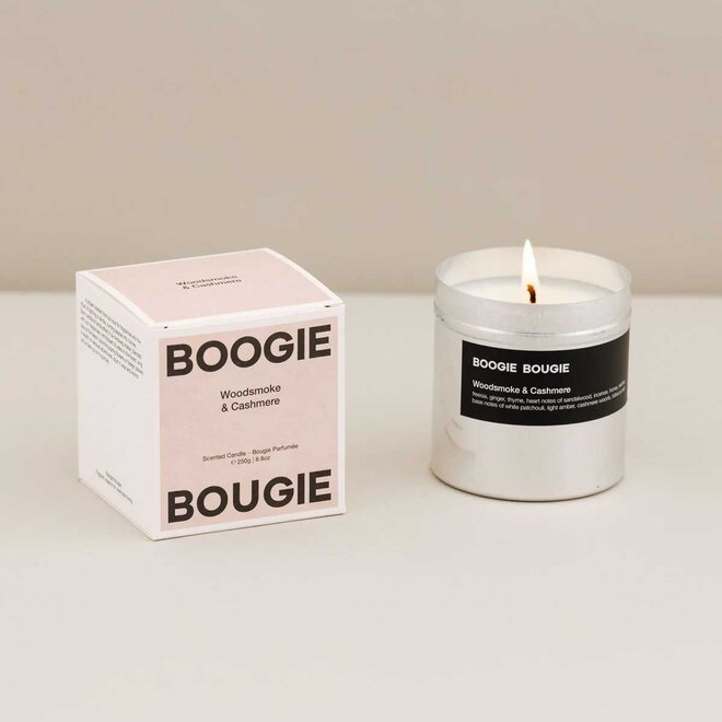 Geurkaars | Woodsmoke & Cashmere | 250g