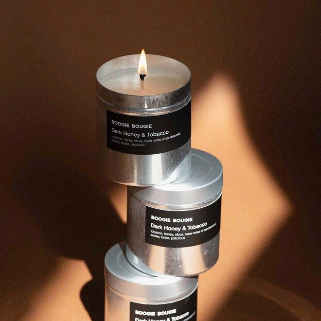 Geurkaars | Dark Honey & Tabacco | 250g