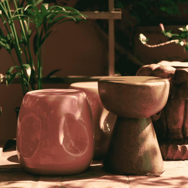Bijzettafel Terrazzo | Pebble