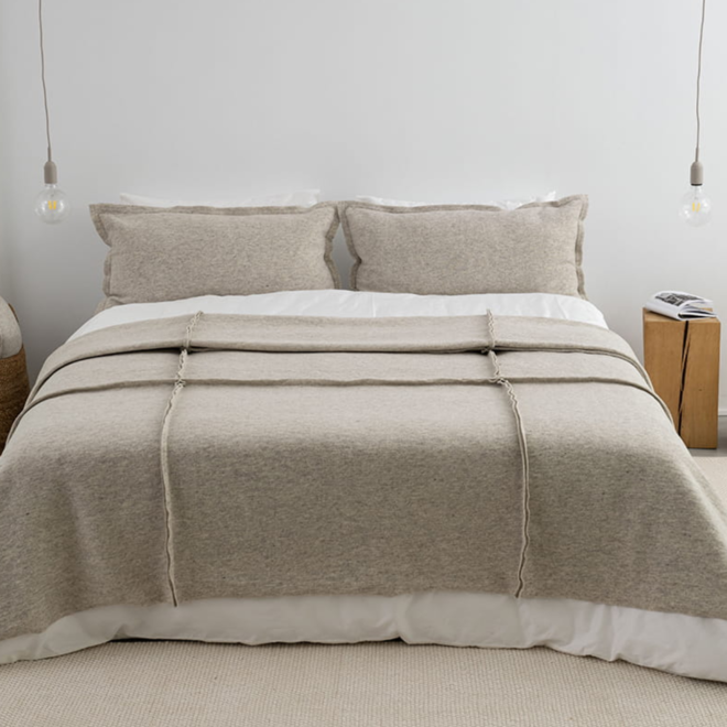 Kussen long wool | Cream | 90 x 50 cm