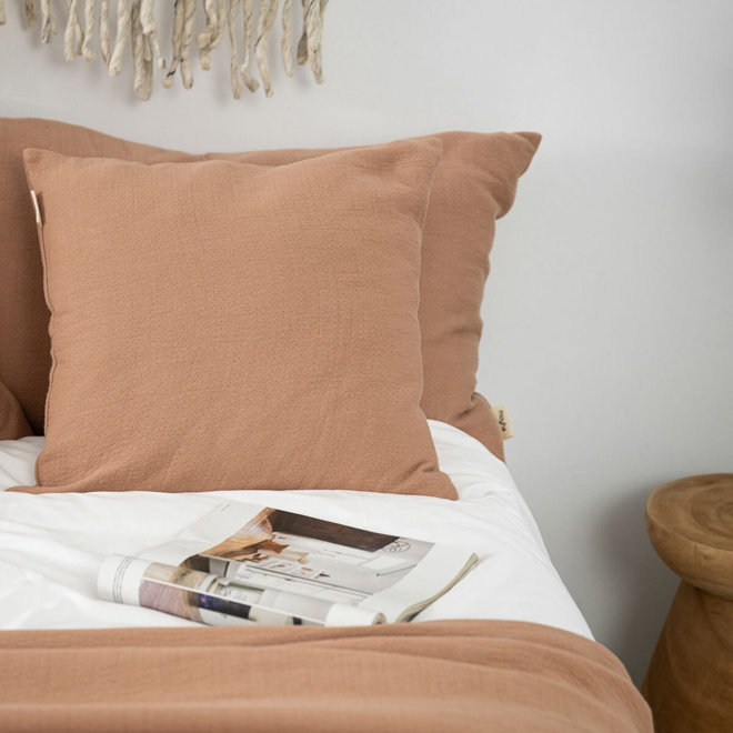 Sierkussen | Cotton | 50 x 50 | Terracotta