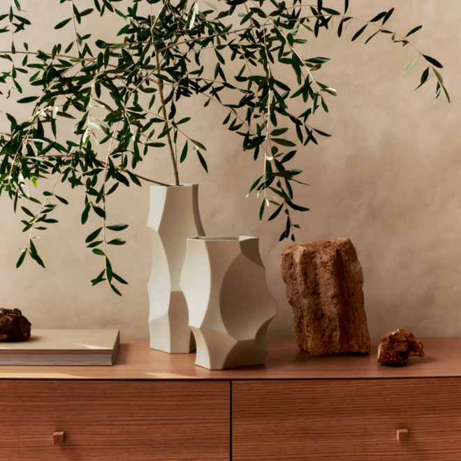 Vaas 'Cueva' | Off-white | L