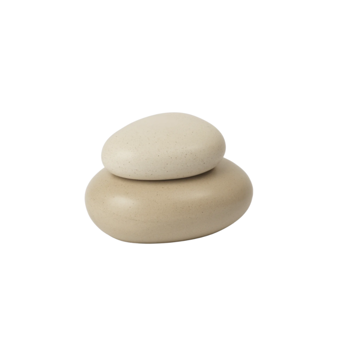 Opbergbox Pebble | sand/cream | M