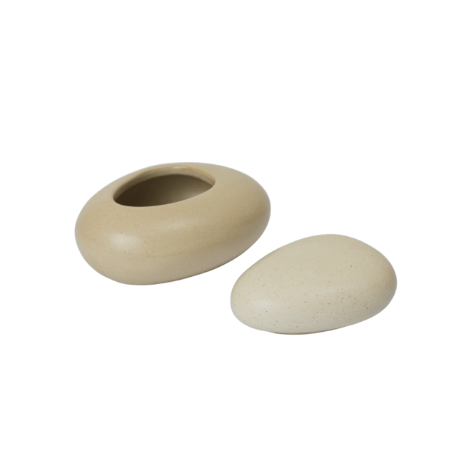Opbergbox Pebble | sand/cream | M