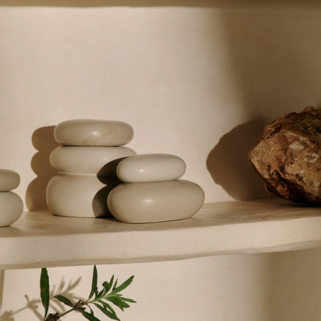 Opbergbox Pebble | sand/cream | M