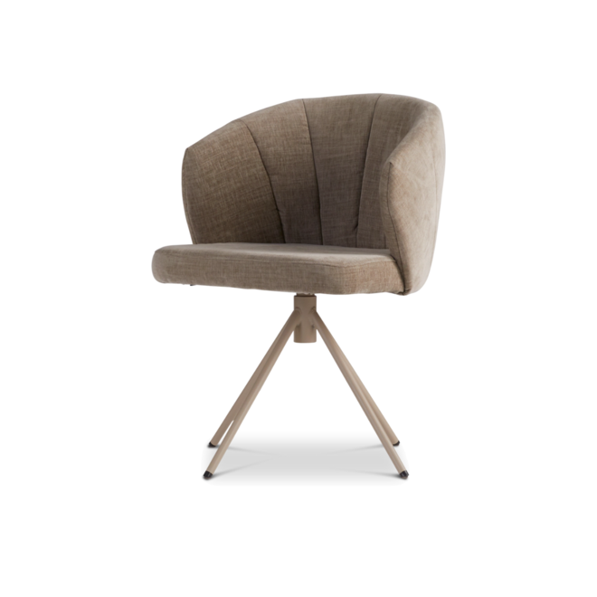 Eetkamerstoel Eva | onderstel Anodic Brown