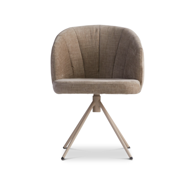 Eetkamerstoel Eva | onderstel Anodic Brown