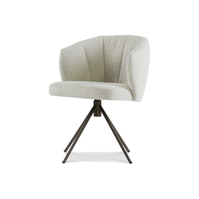 Eetkamerstoel Eva | onderstel Anodic Brown