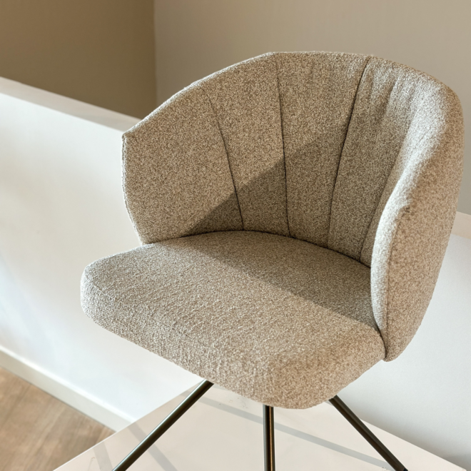 Eetkamerstoel Eva | onderstel Anodic Brown