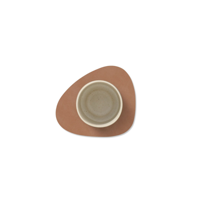 Onderzetter Leather Nupo | Old rose