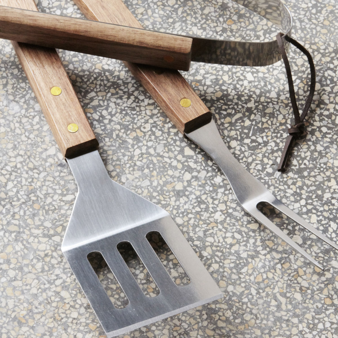 BBQ tools acaciahout | set van 3