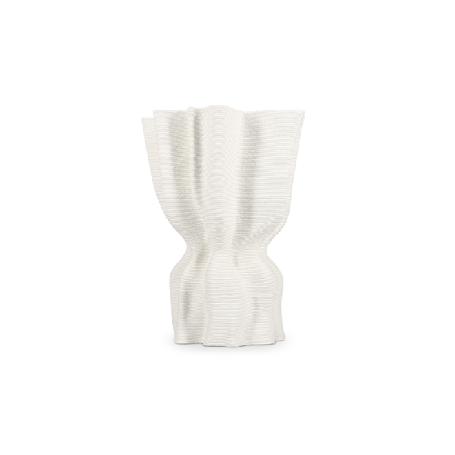 Vaas | draped white | Vea L