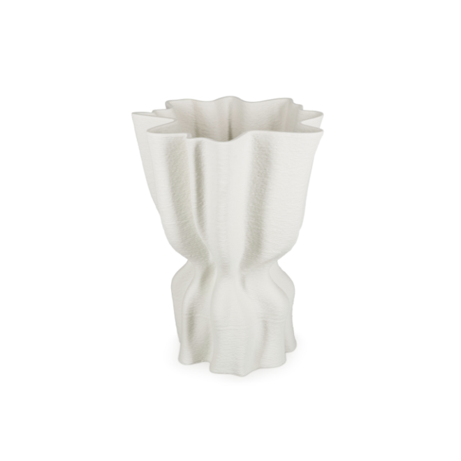 Vaas | draped white | Vea L