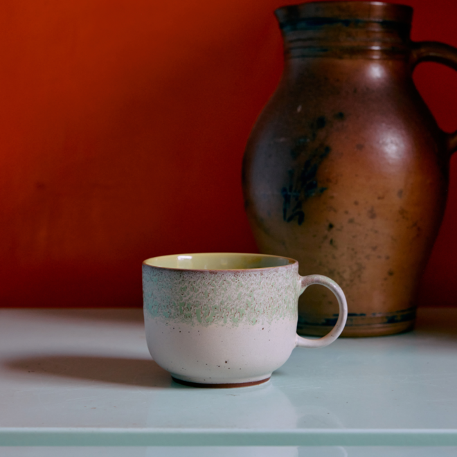 Theemok met oor | Slush | 70's ceramics