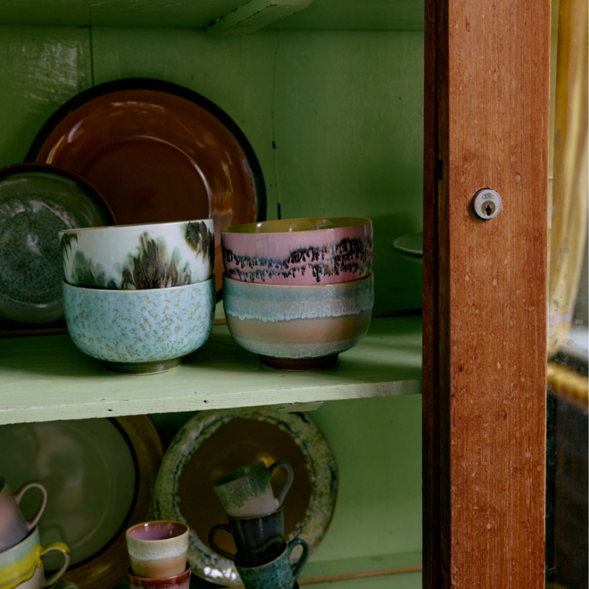 Noodle schaal Verdigris | 70's ceramics
