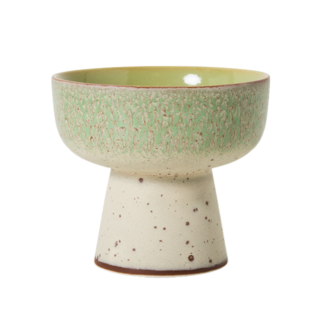 Tapas schaal op voet | Slush | L | 70's ceramics