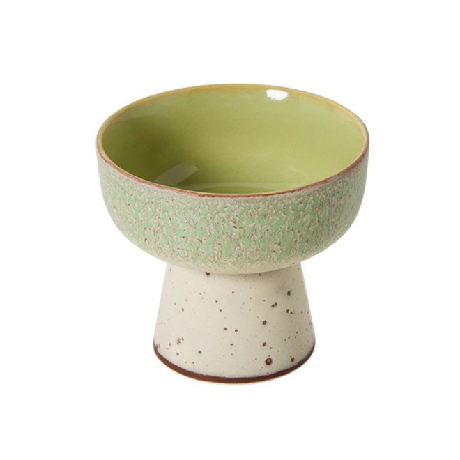 Tapas schaal op voet | Slush | L | 70's ceramics