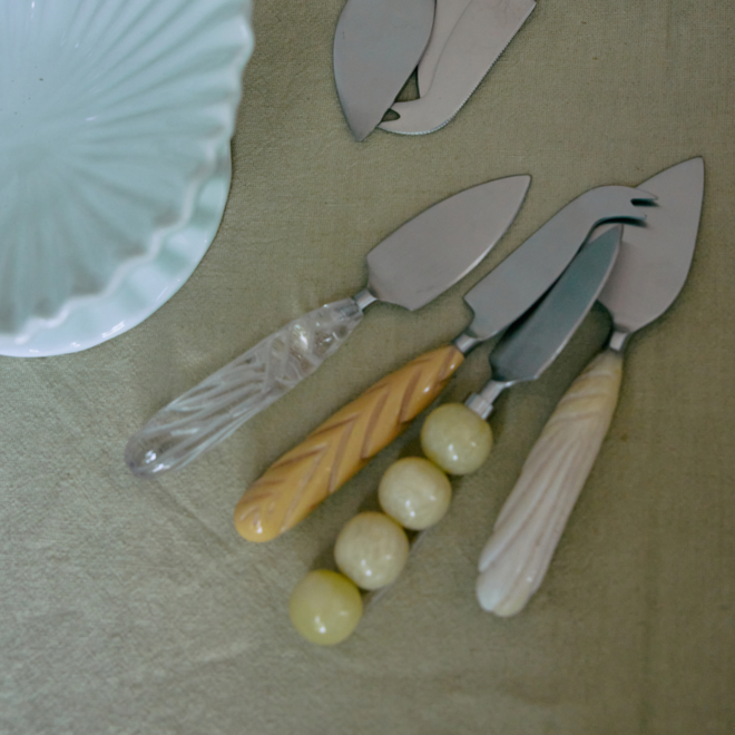 Kaasmessen | Cream | set van 3 |70's ceramics