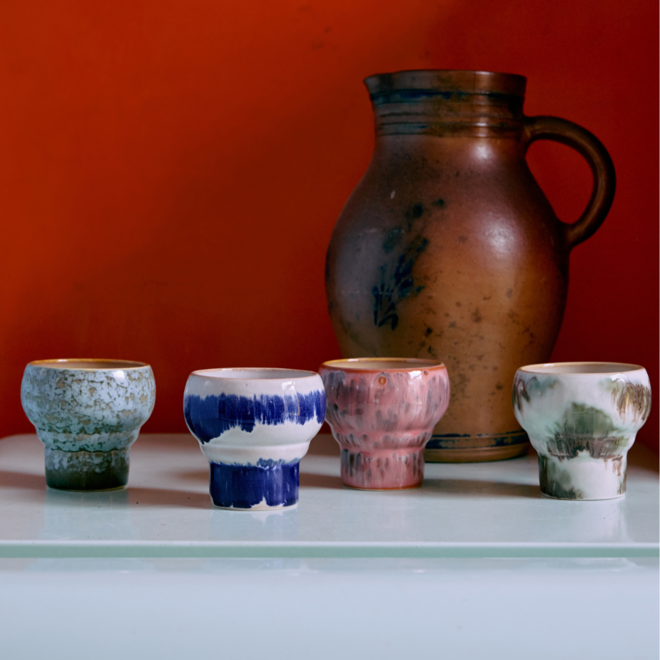 Lungo mok | Cosmos | 70's ceramics