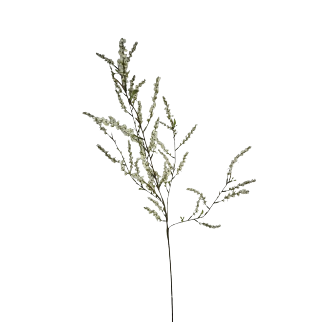 Zijde Bruidsbloem | Wit | 110 cm