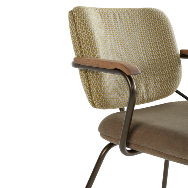 Eetkamerstoel Kobe | met armleuning | frame Sand