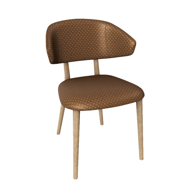 Eetkamerstoel Toro | Eikenhouten frame